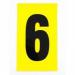 Number 6 1 Charactercard 230 X 140 mm Pack of 10 438017