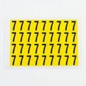 Number 7 36 CharactersCard, 19X14mm Pack Of 10 438018