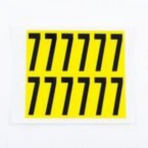 Number 7 12 CharactersCard, 56X21mm Pack Of 10 438020