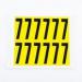 Number 7 12 Characterscard,56 X 21 mm Pack of 10 438020