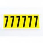 Number 7 6 Characterscard 90 X 38 mm Pack of 10 438021