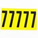 Number 7 5 Characterscard 130 X 45 mm Pack of 10 438022