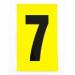 Number 7 1 Charactercard 230 X 140 mm Pack of 10 438023