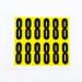 Number 8 12 Characterscard,56 X 21 mm Pack of 10 438026