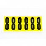 Number 8 6 Characterscard 90 X 38 mm Pack of 10 438027