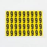 Number 9 36 Characterscard,19 X 14 mm Pack of 10 438030