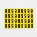 Number 9 36 Characterscard,19 X 14 mm Pack of 10 438030