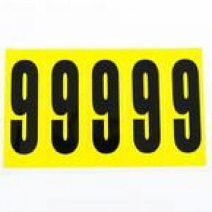 Number 9 5 CharactersCard 130X45mm Pack Of 10 438034