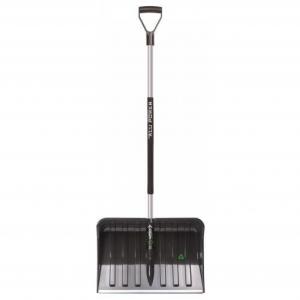 Recycled Plastic Snow Shovel Alpinus Alutube Ergo Eco - Black 438051