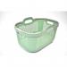Signature Laundry Basketwith Handles - Sage & Mushroom 438061