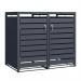 Phoenix Gb Series 2 Door Anthracite Bin Store 438072