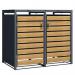 Phoenix Gb Series 2 Door Oak Bin Store 438073