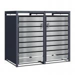 Phoenix Gb Series 2 Door Silver Bin Store 438074