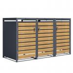 Phoenix Gb Series 3 Door Oak Bin Store 438076