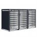 Phoenix Gb Series 3 Door Silver Bin Store 438077