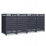Phoenix Gb Series 4 Door Anthracite Bin Store 438078