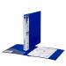 Snopake Ring Binder 2Ring A4 Electra Blue (Pack 10) 10120 10120