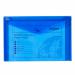 Snopake Polyfile Wallet FS Electra Blue (Pack 5) 11164 11164