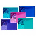 Snopake Polyfile Wallet A3 Electra Assorted (Pack 5) 11185 11185