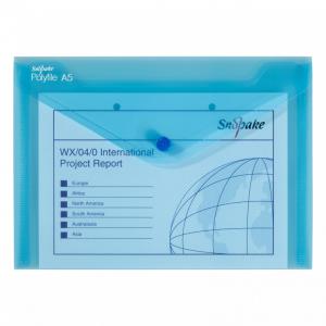 Snopake Polyfile A5 Classic Blue Pack 5 11360 11360