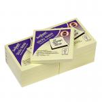 Snopake Sticky Note Yellow 100 Sheets Yellow (12 Pads) 12128 12128