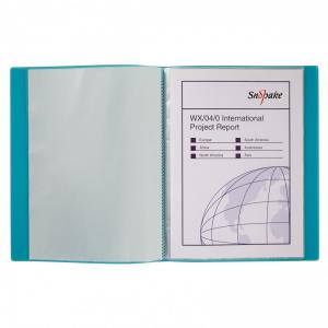 Snopake 100 Recycled Display Book 24 Pocket A4 Electra Assorted 12219