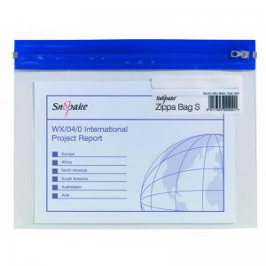 Snopake Zippa-Bag S A5 Blue Pack 25 12687 12687