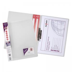 Snopake 100 Recycled ClampBinder A4 Clear 12772