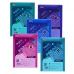 Snopake Polyfile Portrait Wallet A5 Electra Assorted (Pack 5) 13274 13274