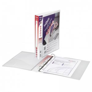 Snopake Presentation RingBinder 425 O Ring A4 Classic Clear Pack 10
