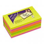 Snopake Sticky Notes Neon Assorted 100 Sheet Pad (6 Pads) 13528 13528
