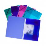 Snopake FileLastic A4 Electra Assorted (Pack 5) 13720 13720
