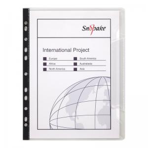Snopake TabFile RingBinder Wallet A4 Classic Clear 5 Files 13727 13727
