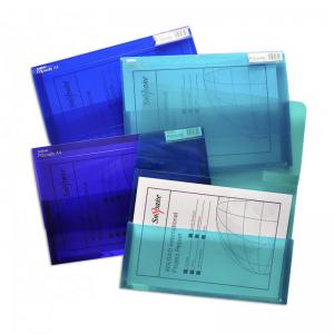 Snopake PolyWally A4 Electra Assorted Pack 5 13853 13853