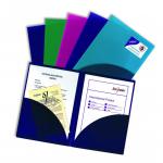Snopake TwinFile A4 Electra Assorted (Pack 5) 14031 14031