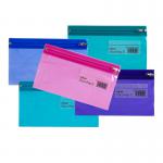 Snopake Zippa-Bag S DL Electra Assorted (Pack 25) 14129 14129