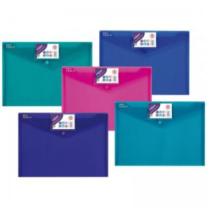 Snopake 100 Recycled Polyfile ID A4 Electra Assorted 14734