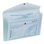Snopake Polyfile Trio Wallet FS Classic Clear (Pack 5) 14966 14966