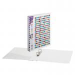 Snopake Polka Dot RingBinder 225 O Ring A4 WhitePolka Dot (5 Binders) 15738 15738