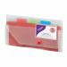 Snopake Rainbow 3 Part Expanding Organiser DL 15769 15769
