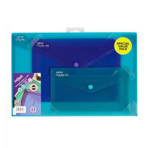 Snopake Landscape Polyfile Pack x3 Electra Asstd 5 Packs 15776 15776