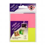 Snopake Sticky Note Large Neon Removable x 60 Labels (12 Packs) 15792 15792