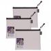 Snopake EVA Mesh Zippa Bag A5 Black (3 Bags) 15838 15838