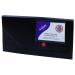 Snopake Rainbow & Black 6 Part Expanding Organiser DL (1 Organiser) 15849 15849