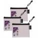 Snopake EVA Mesh Zippa Bag A6 Black (3 Bags) 15856 15856