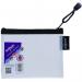Snopake EVA Mesh Zippa Bag A6 Black (3 Bags) 15856 15856