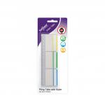Filing Index Tabs with Ruler Assorted - 30 tabs 15885