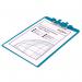 Clipboard A4 Turquoise 15887