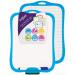Double-Sided White Board with pen & eraser - Blue 15889