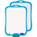Double-Sided White Board with pen & eraser - Blue 15889